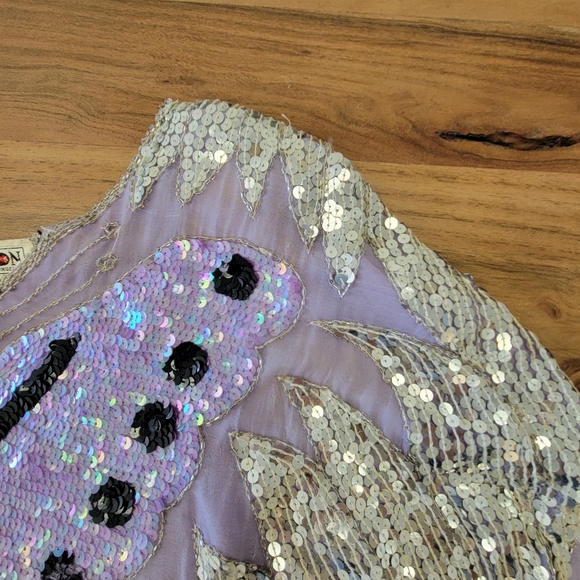 Vintage 100% silk cape - Picture 6 of 17